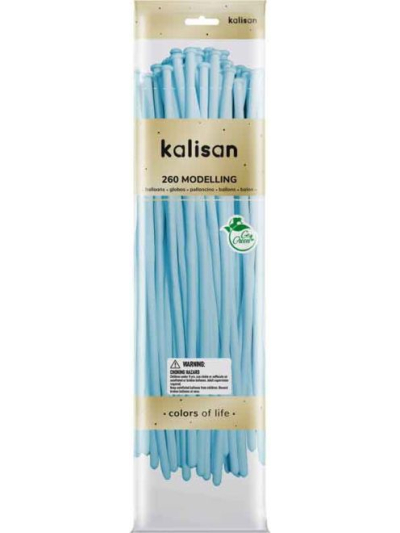KALISAN 260M MACARON BLUE BALLOONS PK50