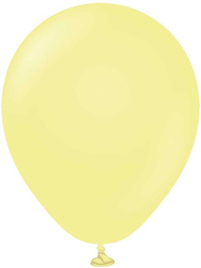 KALISAN 5IN MACARON PALE YELLOW PK100
