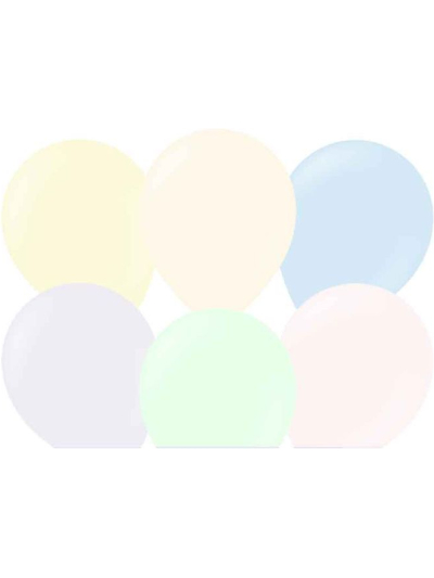KALISAN 5IN MACARON PALE ASST PK100