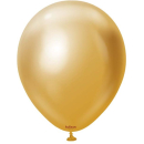 KALISAN 5IN MIRROR CHROME GOLD PK100