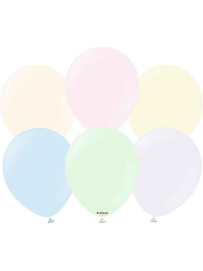 KALISAN 12IN MACARON PALE ASST PK100