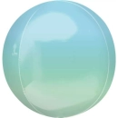 ANAGRAM BLUE AND GREEN OMBRE ORBZ 15"X16"