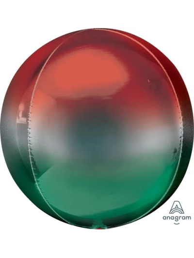 ANAGRAM 15IN RED AND GREEN OMBRE ORBZ