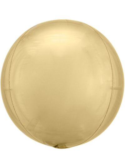ANAGRAM 15" WHITE GOLD ORBZ BALLOON