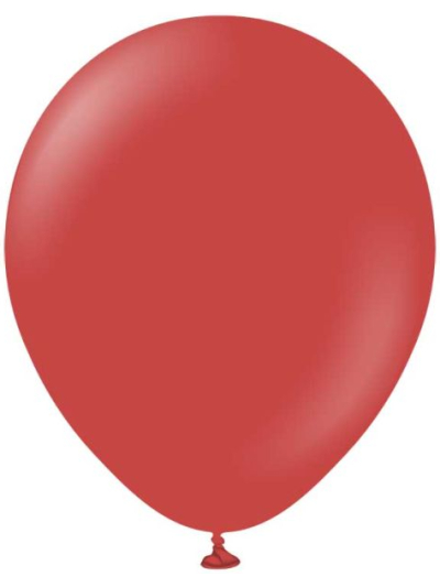 KALISAN 12IN STD PASTEL DEEP RED PK100