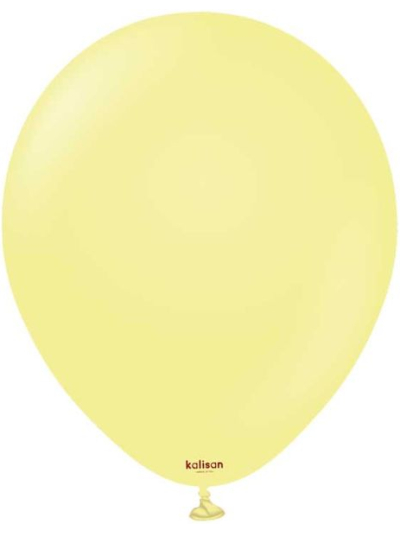 KALISAN 12IN MACARON PALE YELLOW PK100