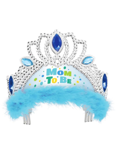UNIQUE BLUE MOM TO BE TIARA