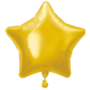 UNIQUE 20" CLASSIC GOLD STAR FOIL BALLOON
