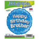 OAKTREE 18" HAPPY BIRTHDAY BROTHER FOIL
