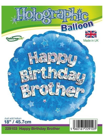 OAKTREE 18" HAPPY BIRTHDAY BROTHER FOIL