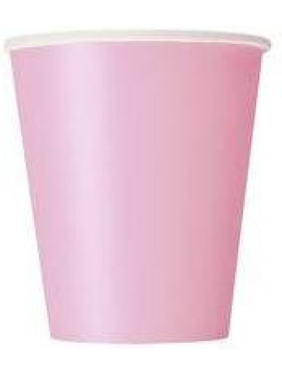 UNIQUE LOVELY PINK 9OZ CUP PK14