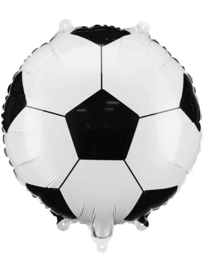 PARTYDECO 18IN SOCCER BALL FOIL BALLOON