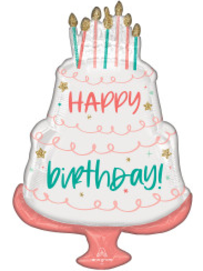 ANAGRAM CAKE DAY BIRTHDAY 28" SHAPE