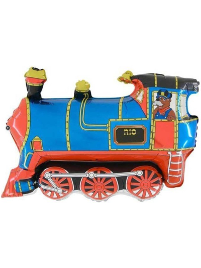 BOBOFUNNCO 37IN TRAIN SHAPED FOIL BALLOON