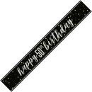 UNIQUE GLITZ BLACK 50TH PRISM BANNER 9FT