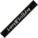 UNIQUE GLITZ BLACK 60TH PRISM BANNER 9FT