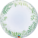 QUALATEX ELEGANT GREENERY 24IN DECO BUBBLE