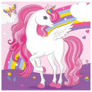 UNICORN RAINBOW COLOUR NAPKINS PK20