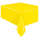 UNIQUE NEON YELLOW TABLE COVER RECTANGULAR 54X108