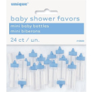 UNIQUE MINI BABY BOTTLES BLUE PK24