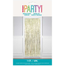UNIQUE GOLD FRINGE DOOR CURTAIN 3.25X6.5FT