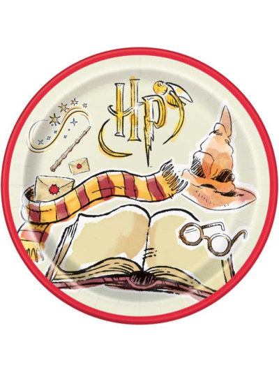 UNIQUE HARRY POTTER 9IN PLATES PK8