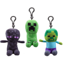 MINECRAFT PLUSH CHARACTER CLIP-ON 13CM