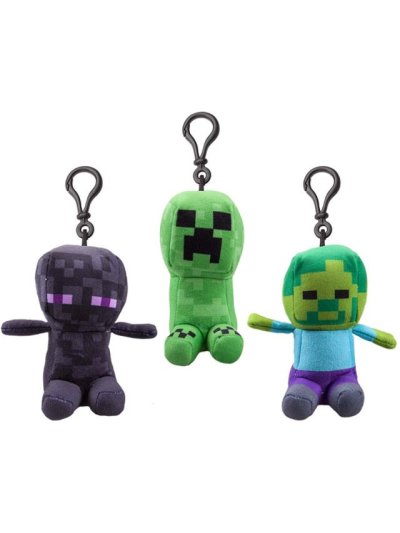 MINECRAFT PLUSH CHARACTER CLIP-ON 13CM