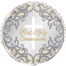 UNIQUE GOLD CROSS 1ST HOLY COMMUNION 18IN FOIL