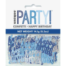 UNIQUE GLITZ BLUE HBDAY CONFETTI 5OZ