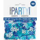 UNIQUE GLITZ BLUE 18TH CONFETTI