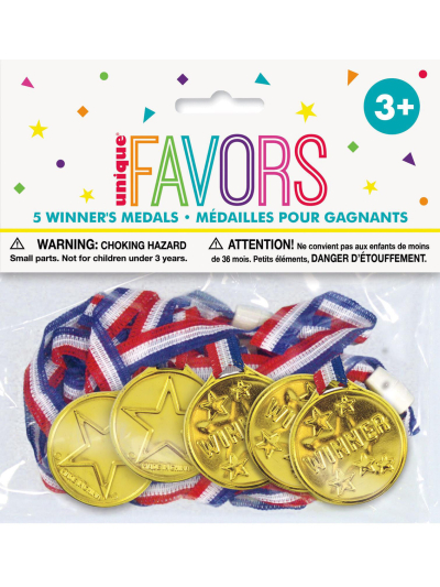 UNIQUE WINNER MEDAL FAVORS PK5