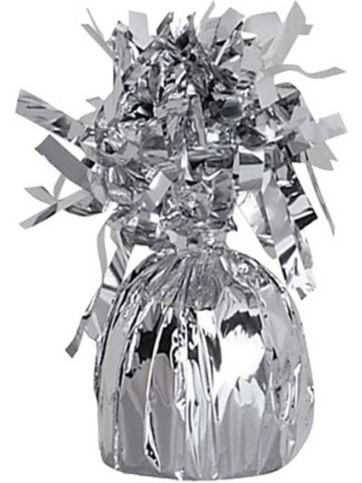 UNIQUE FOIL BALLOON WEIGHT SILVER