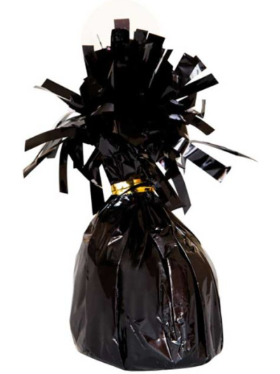 UNIQUE BLACK FOIL BALLOON WEIGHT