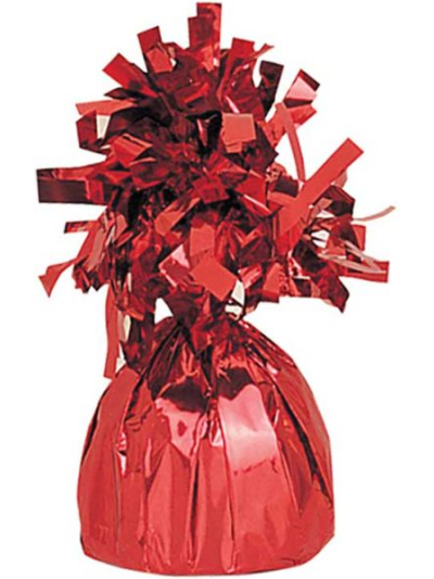 UNIQUE RED FOIL BALLOON WEIGHT