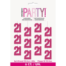 UNIQUE GLITZ PINK 21ST HANG DECOR 5FT