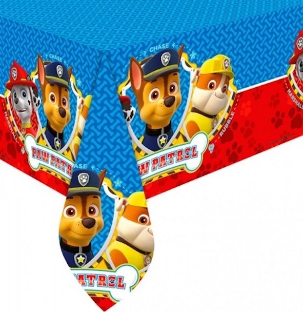 PAW PATROL PLASTIC TABLE COVER 1CT