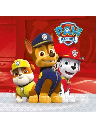 PAW PATROL NAPKINS 2PLY PK20