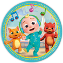 COCOMELON PAPER PLATES 23CM PK8
