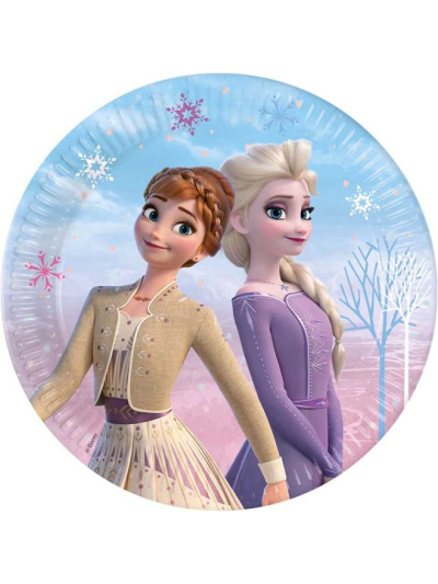 DISNEY FROZEN II PAPER PLATES 23CM PK8