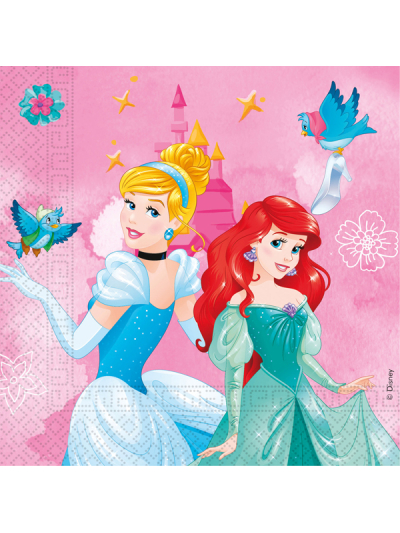 DISNEY PRINCESS 2PLY NAPKINS PK20
