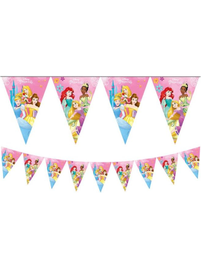 DISNEY PRINCESS TRIANGLE FLAG BANNER