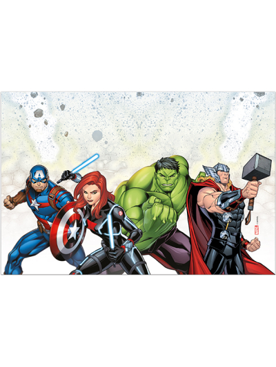 MARVELS AVENGERS PLASTIC TABLE COVER 1CT