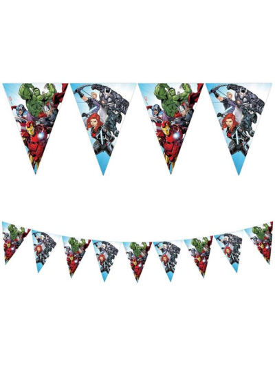 MARVELS AVENGERS TRIANGLE FLAG BANNER