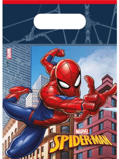 MARVELS SPIDERMAN PARTY BAGS PK6