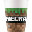 MINECRAFT PAPER CUPS PK8