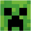 MINECRAFT NAPKINS 33X33CM PK20