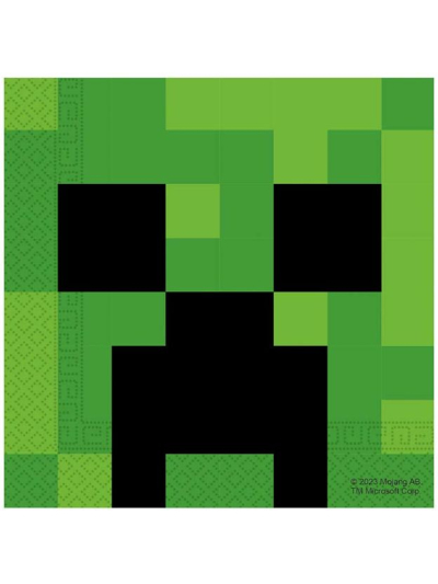 MINECRAFT NAPKINS 33X33CM PK20