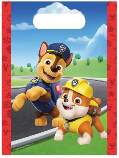 PAW PATROL RESCUE HEROES PAPER PARTY BAGS PK4