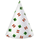 MINECRAFT PAPER HATS PK6